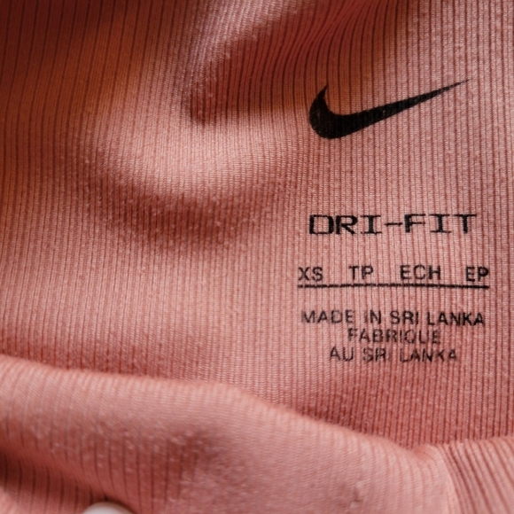 Nike Dri Fit XS TP Coral SportBra Legging - Picture 4 of 4